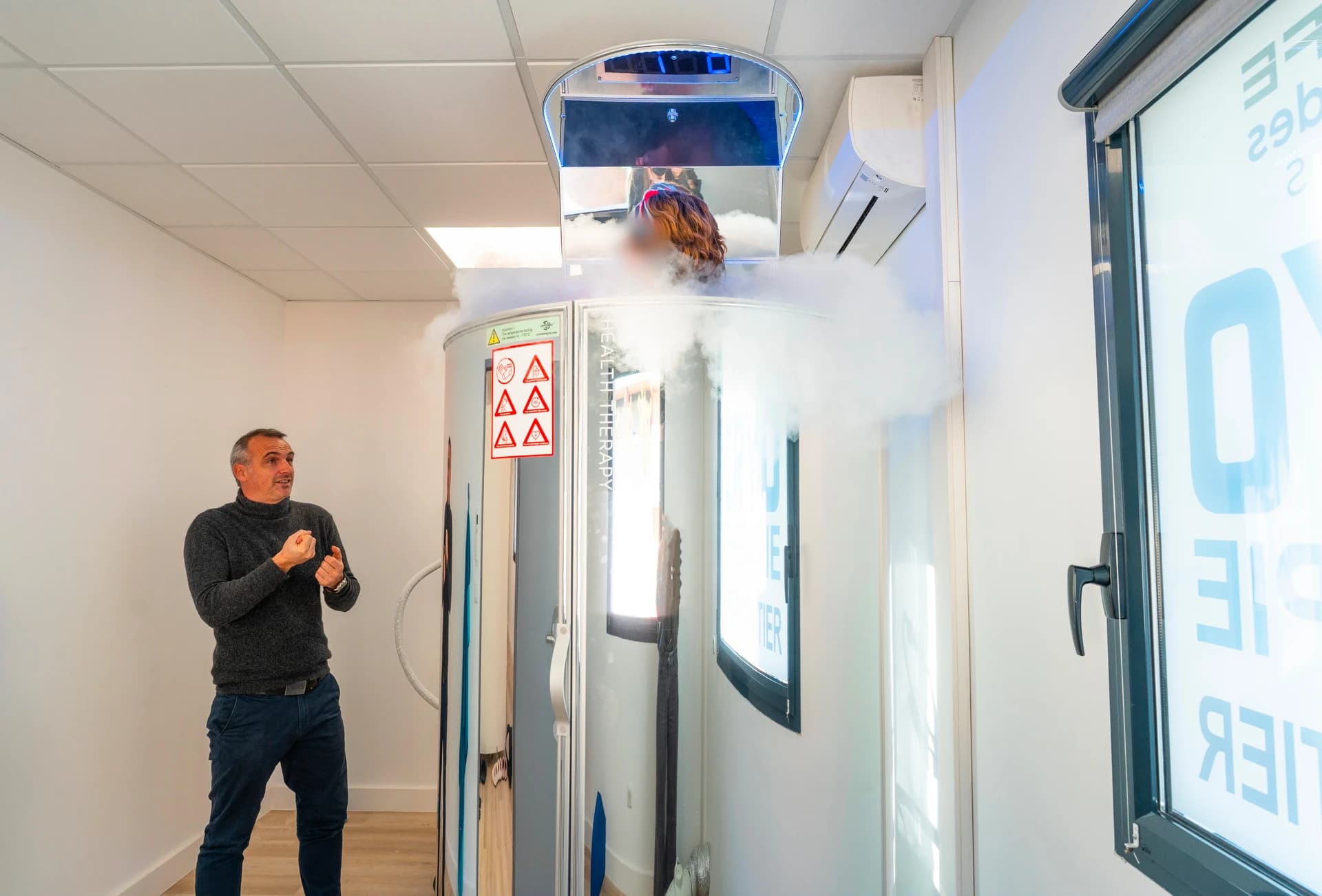 Cabine de cryothérapie